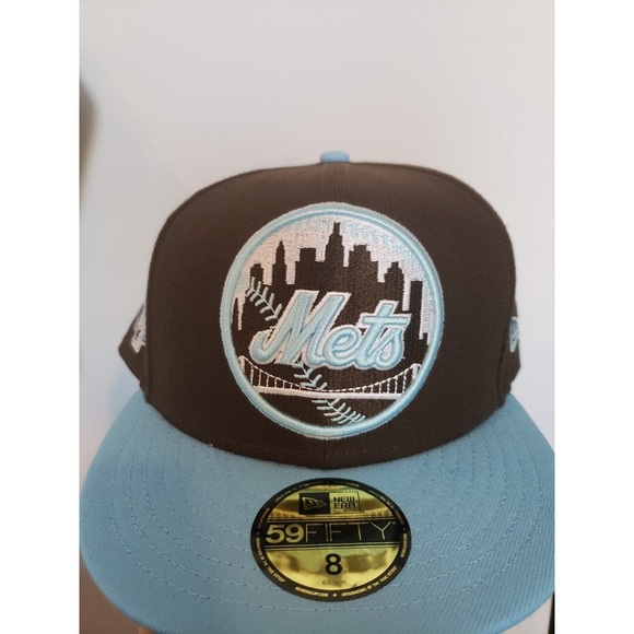 New York Mets Hat Cap 2013 All Star Game Patch Size 8 Fitted Blue New Era - Picture 1 of 8